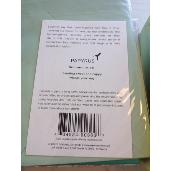 Vintage Papyrus Cards With Envelopes Lot Of 18 Pieces - Picture 11 of 12